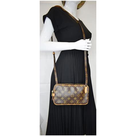 lv marly bag|LOUIS VUITTON Monogram Pochette Marly Bandouliere.